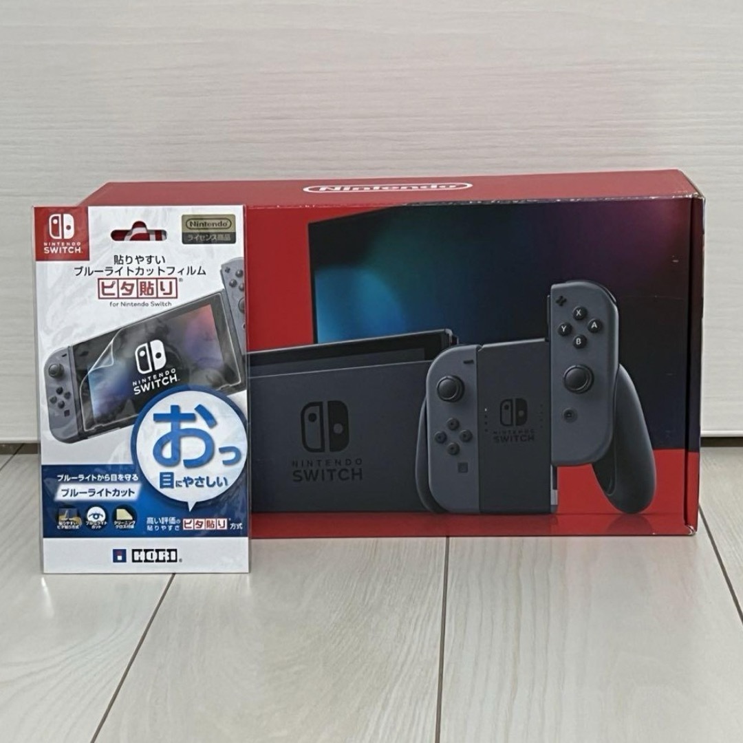 Nintendo Switch グレー 本体 新品未開封 新品未使用ゲームソフト/ゲーム機本体