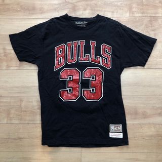 ミッチェルアンドネス(MITCHELL & NESS)のブルズピッペンTシャツ 濃紺M(Tシャツ/カットソー(半袖/袖なし))