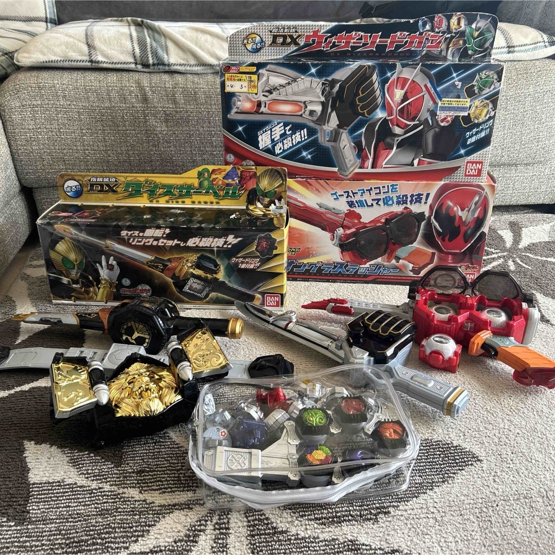 仮面ライダー ゴースト ウィザード ビースト ベルト 指輪 アイコン まとめ売り | フリマアプリ ラクマ