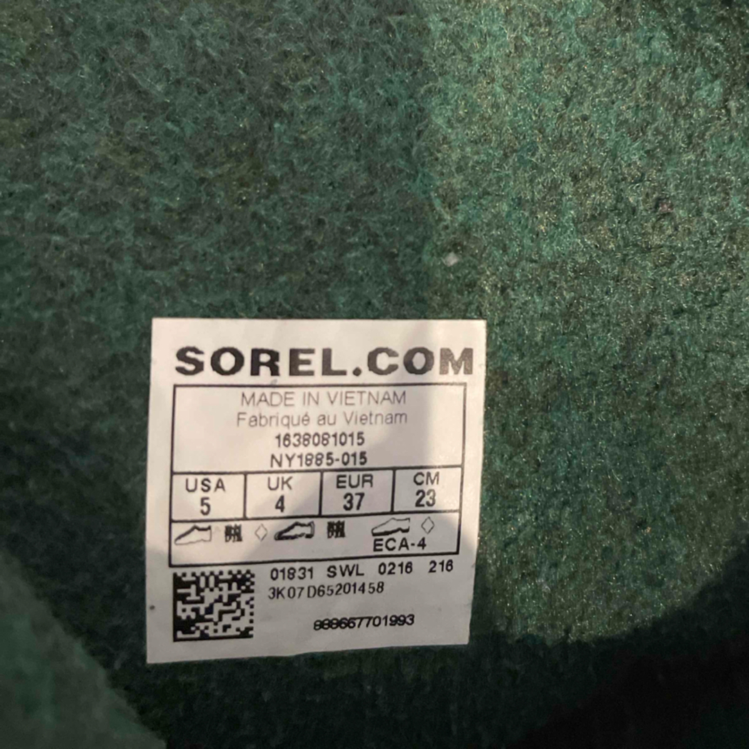 SOREL(ソレル)のソレル　キッズ　ブーツ　23 キッズ/ベビー/マタニティのキッズ靴/シューズ(15cm~)(ブーツ)の商品写真