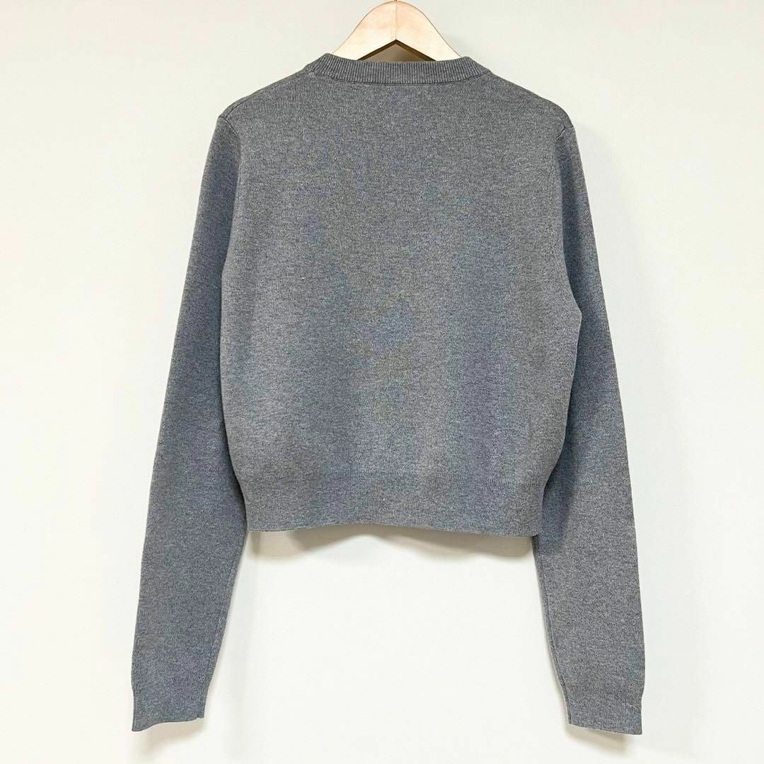 CABaN コットンカシミヤ クルーネックカーディガン グレー XSの CABaN コットンカシミヤ クルーネックカーディガン グレー XSの