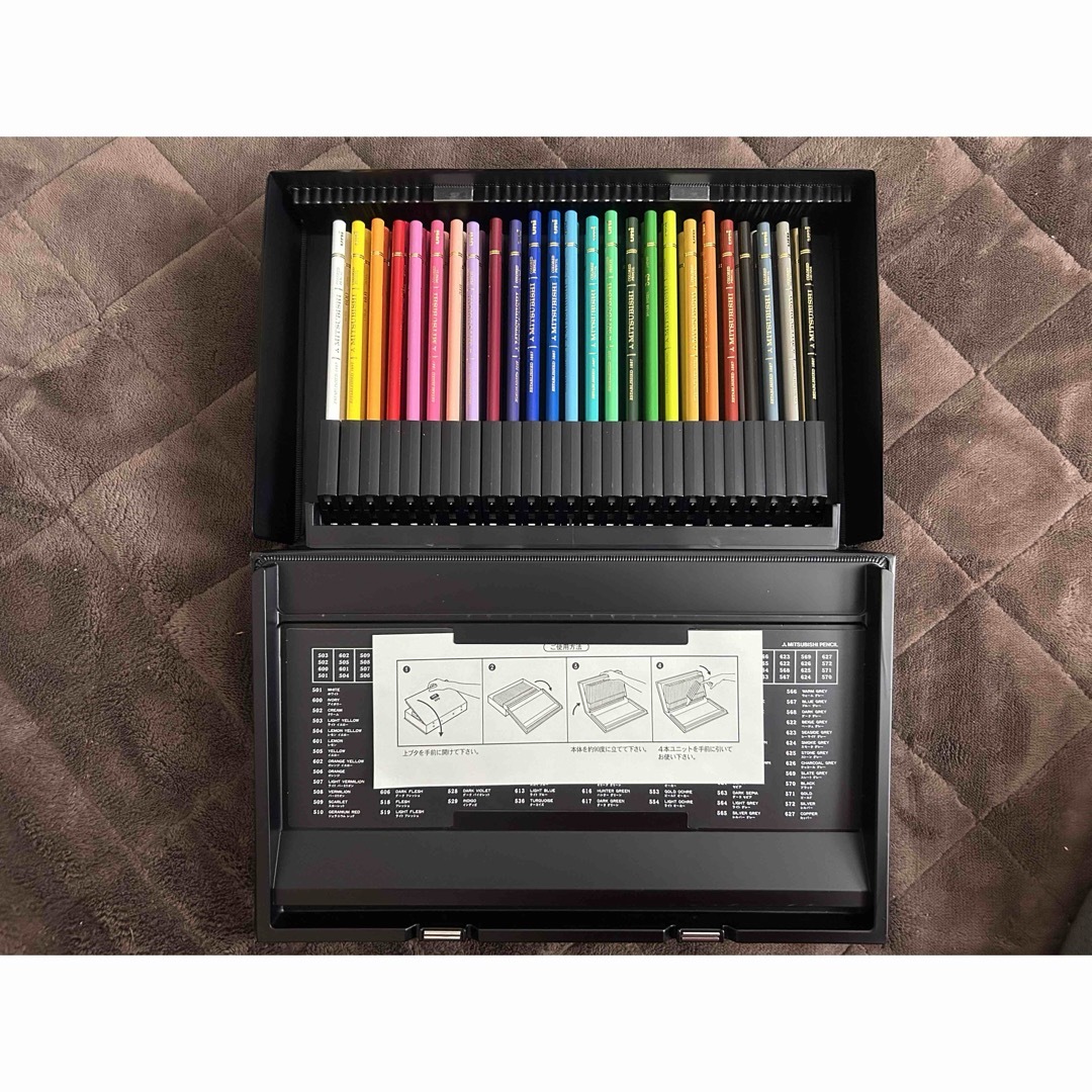 三菱鉛筆(ミツビシエンピツ)の三菱鉛筆 ユニカラー UNI 色鉛筆100色セット エンタメ/ホビーのアート用品(色鉛筆)の商品写真