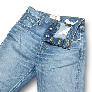 表記サイズ23ブラックバイマウジー HUILA blue denim サイズ23