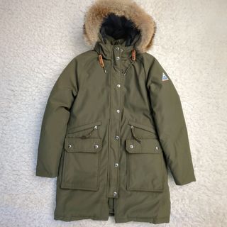 Cape HEIGHTS - 美品 ケープハイツ ブライトウッド コヨーテ ロングダウン カーキ サイズXS