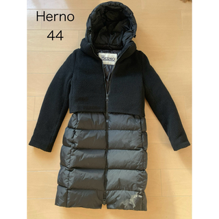 ヘルノ(HERNO)のヘルノ　Herno ウール切り替えダウン　大きめ　44(ダウンコート)
