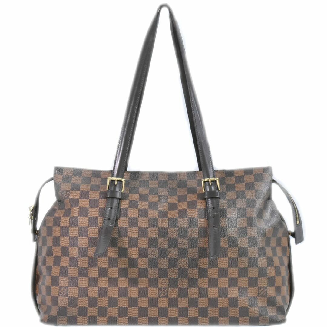 バッグ本物 ルイヴィトン LOUIS VUITTON LV チェルシー ダミエ エベヌ ショルダーバッグ トートバッグ ブラウン N51119 Chelsea ビトン バッグ