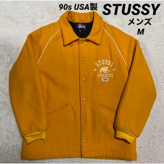 あくまで中古品となります入手困難‼️希少STUSSY ワールドツアー５大都市スタジャン ビックロゴ