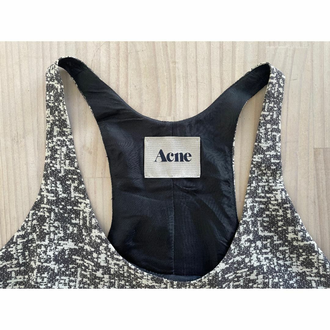 ACNE(アクネ)のACNE /アクネ/ワンピース/ノースリーブ/タンクトップ/膝丈/34/S-M レディースのワンピース(ひざ丈ワンピース)の商品写真