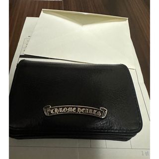 クロムハーツ(Chrome Hearts)の美品クロムハーツ カードケース原本インボイス2246-304-0723-0900(名刺入れ/定期入れ)