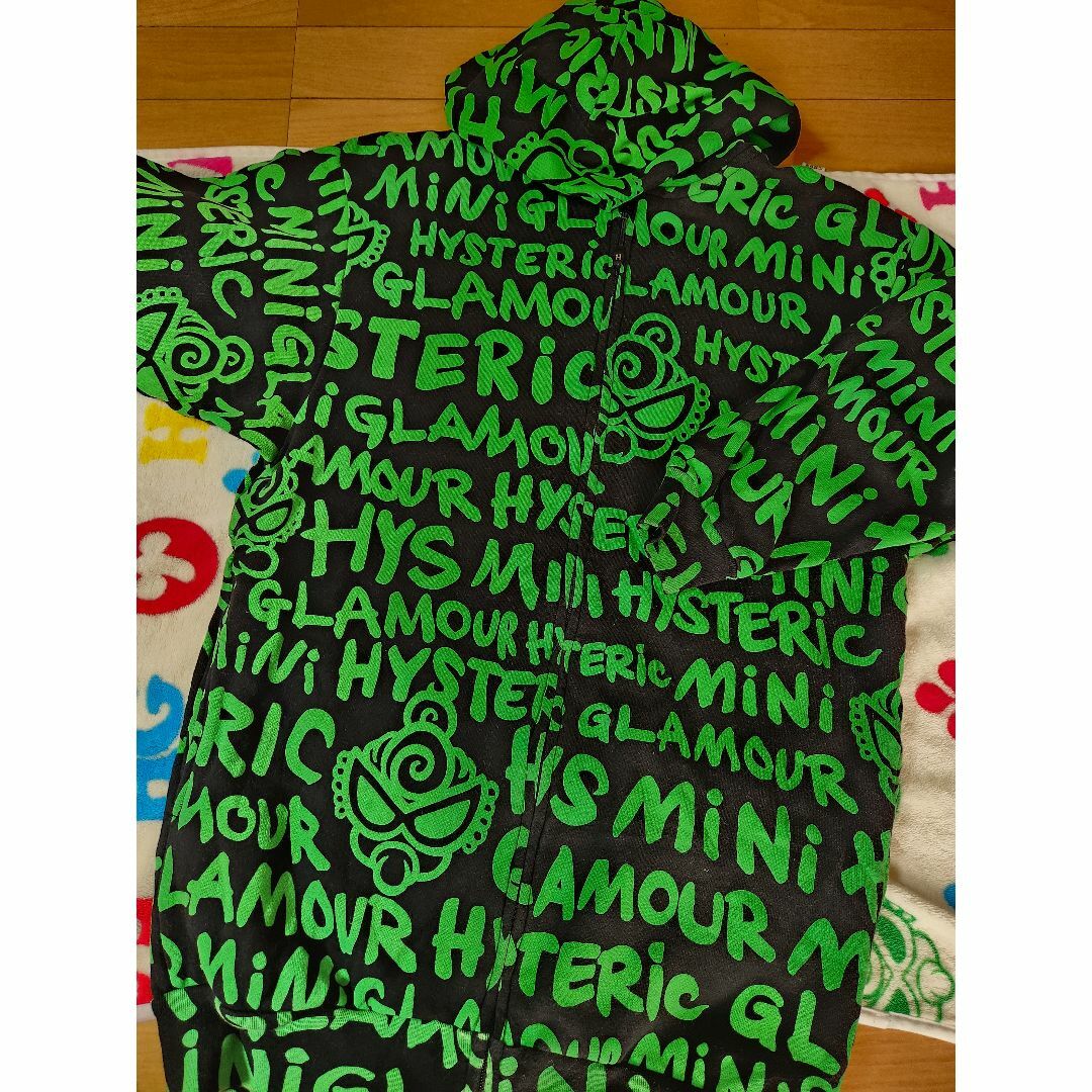 HYSTERIC MINI(ヒステリックミニ)のヒステリックミニ　パーカー　140 緑 キッズ/ベビー/マタニティのキッズ服男の子用(90cm~)(ジャケット/上着)の商品写真