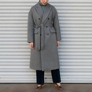 オーラリー(AURALEE)のAURALEE即完売！DOUBLE FACE CHECK LONG COAT(ロングコート)