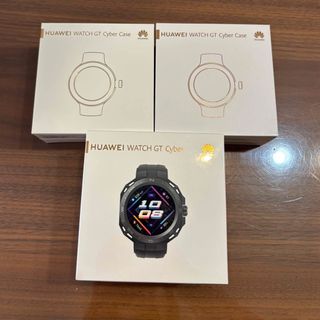 ファーウェイ(HUAWEI)のHUAWEI WATCH GT Cyber ➕替えケース2個付き(腕時計(デジタル))