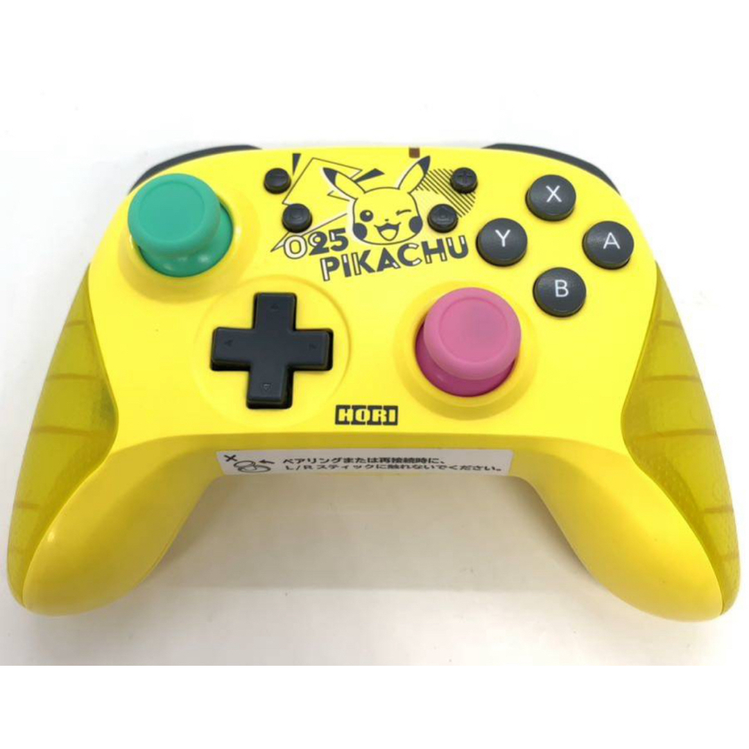 Nintendo Switch(ニンテンドースイッチ)の【美品】ワイヤレスホリパッド for Nintendo Switch ピカチュウ エンタメ/ホビーのゲームソフト/ゲーム機本体(その他)の商品写真