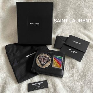 サンローラン(Saint Laurent)のSAINT LAURENT サンローラン　二つ折り財布　財布(折り財布)