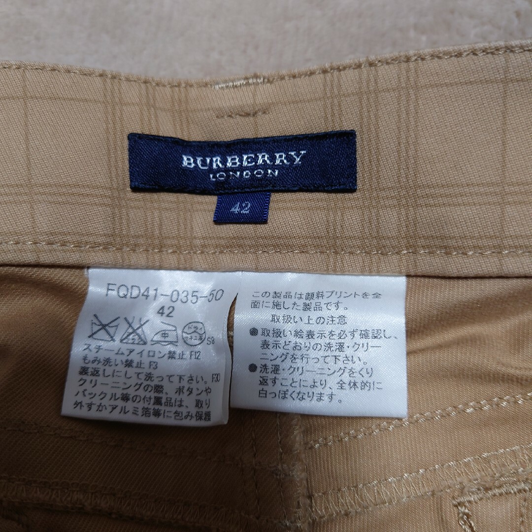 BURBERRY(バーバリー)のBURBERRY　チェックパンツ レディースのパンツ(デニム/ジーンズ)の商品写真