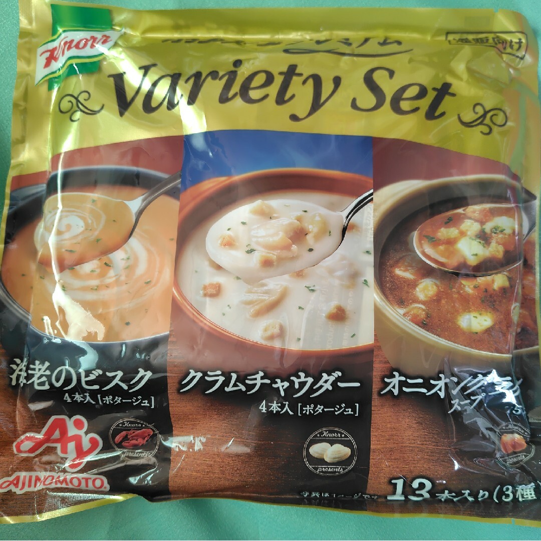 味の素(アジノモト)のクノール カップスープ プレミアム バラエティセット インスタントスープ(13本 食品/飲料/酒の食品(その他)の商品写真