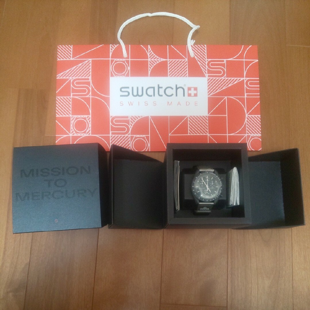 新品 未使用 SWATCH OMEGA MOON SWATCH マーキュリー腕時計(アナログ)