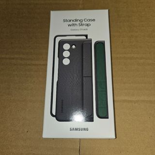 サムスン(SAMSUNG)のGalaxy Z Fold5 Standing Case with Strap(Androidケース)