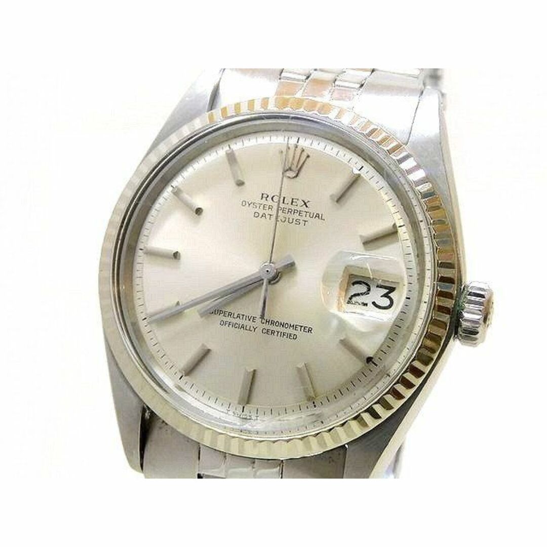 ROLEX(ロレックス)のロレックス 1601 / 281～ デイトジャスト メンズ 時計 ☆ SS×WG 自動巻き □ アンティーク プラ風防 ROLEX 5K メンズの時計(腕時計(アナログ))の商品写真