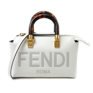 フェンディ(FENDI)のFENDI フェンディ バイザウェイ ミニ 2Wayショルダーバッグ ホワイト 8BS067ABVLF1JTW レディース【中古】【美品】(ショルダーバッグ)