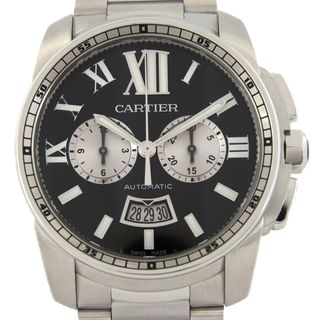 カルティエ(Cartier)のカルティエ カリブル･ドゥ･カルティエクロノグラフ W7100061 SS 自動巻(腕時計(アナログ))