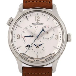 ジャガールクルト(Jaeger-LeCoultre)のジャガー･ルクルト マスターコントロールジオグラフィーク 830.8.A9.S/Q4128420 SS 自動巻(腕時計(アナログ))