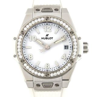 ウブロ(HUBLOT)の【新品】ウブロ ビッグバンワンクリックスチールホワイトダイヤモンド 465.SE.2010.RW.1204 SS 自動巻(腕時計(アナログ))