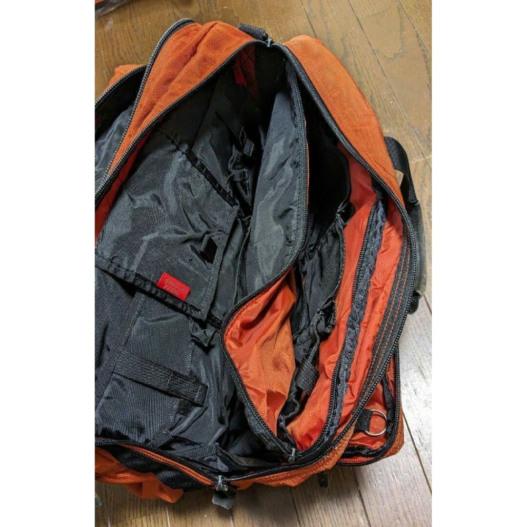Manhattan Passage(マンハッタンパッセージ)のマンハッタンパッセージ  ビジネスバッグ mts-1005 オレンジ×ブラック メンズのバッグ(ビジネスバッグ)の商品写真