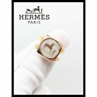 ✨美品✨HERMES　エルメス　コロゾ　リング　ヴィンテージ ゴールド　54SmashParkの商品