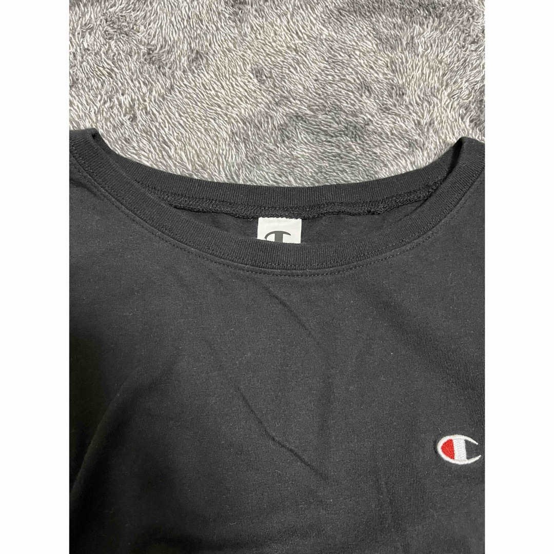 Champion(チャンピオン)のチャンピオン　ロンT ブラック レディースのトップス(Tシャツ(長袖/七分))の商品写真