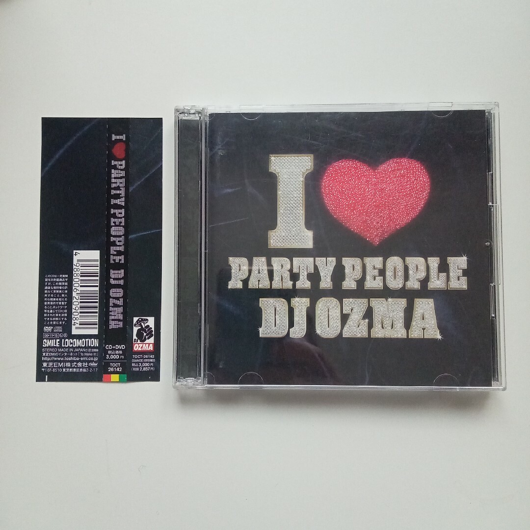 I♡PARTY PEOPLE CD + DVD DJ OZMA 帯ありの通販 by りんご's shop|ラクマ