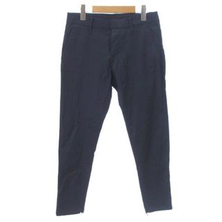 ユニクロ(UNIQLO)のユニクロ ＋J 221-157926 テーパードクロップドパンツ 紺(クロップドパンツ)