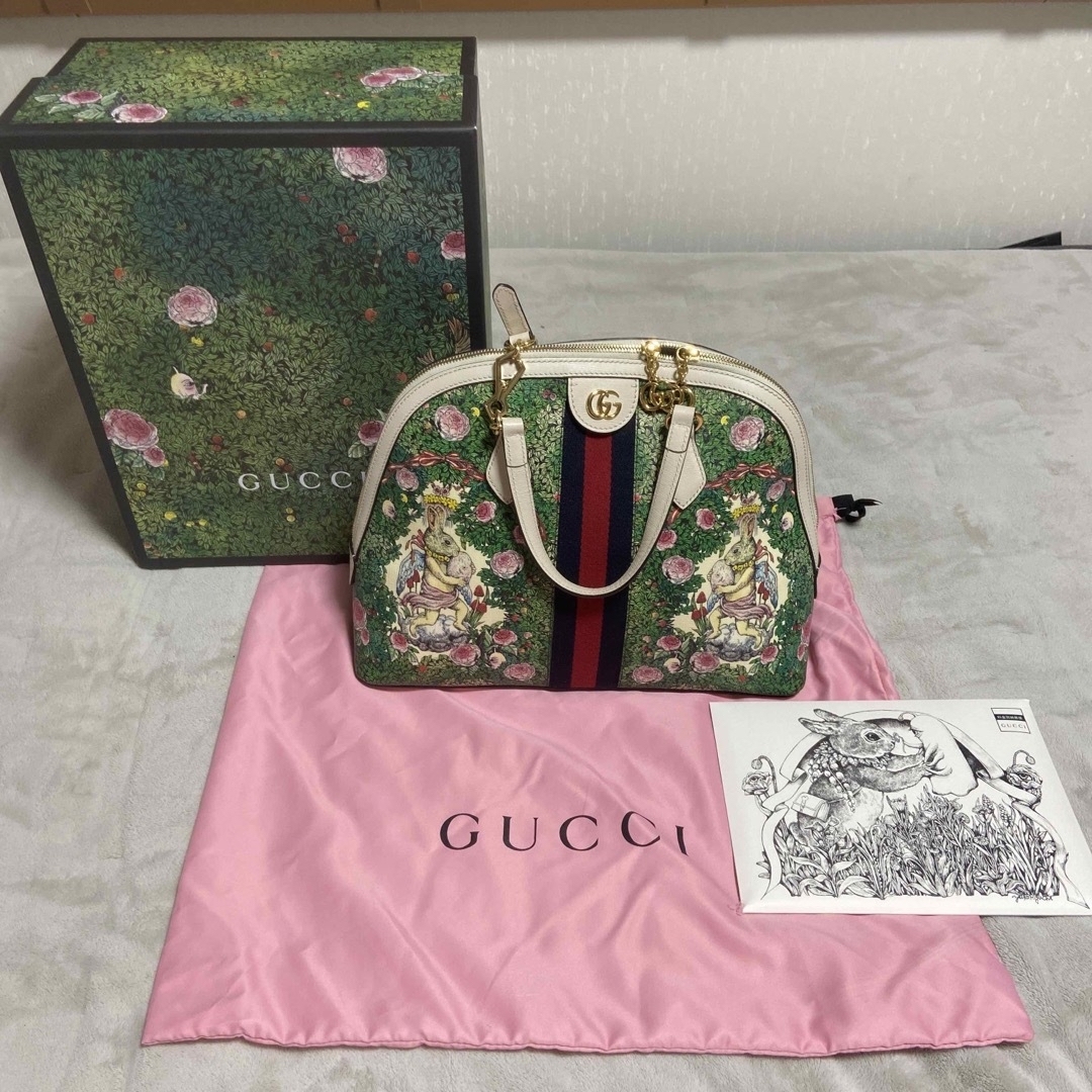 Gucci(グッチ)の【お値下げ】GUCCIヒグチユウコ 日本限定ハンドバッグ    レディースのバッグ(ハンドバッグ)の商品写真