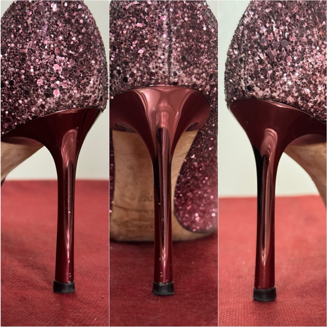 ジミーチュウ JIMMY CHOO グリッター パンプス ハイヒール