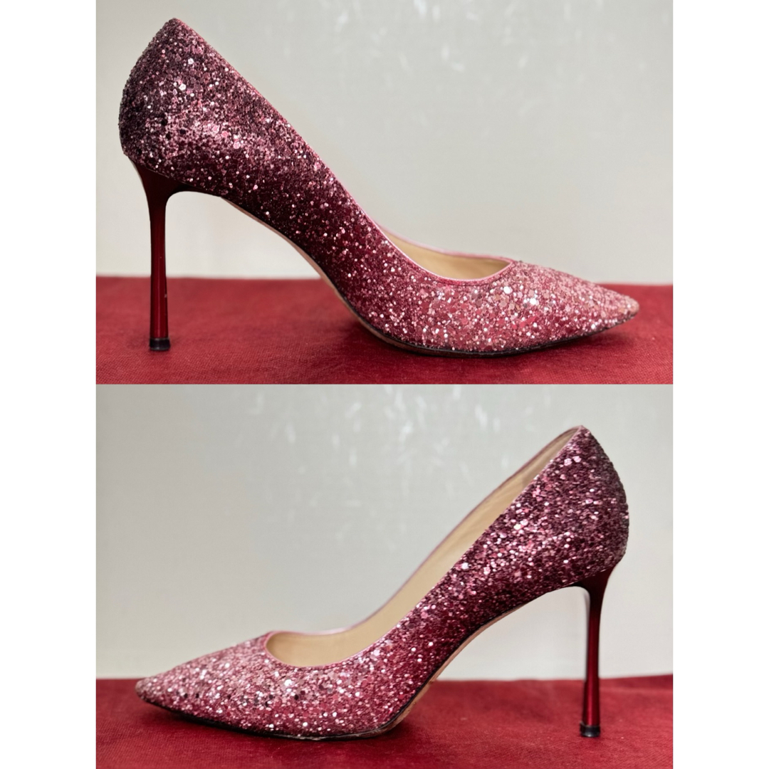 JIMMY CHOO ジミー チュウ ラメグリッター パンプス ハイヒール