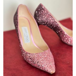 ジミーチュウ(JIMMY CHOO)のジミーチュウ  JIMMY CHOO グリッター　パンプス　ハイヒール(ハイヒール/パンプス)