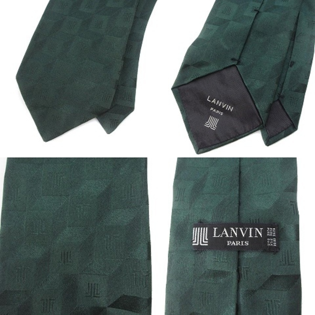 LANVIN(ランバン)のランバン ネクタイ まとめ 4点 レギュラー ワイド 総柄 シルク100％ メンズのファッション小物(ネクタイ)の商品写真