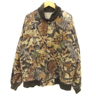 アザー(other)のMOSSY OAK ジャケット カモフラ 葉 ヴィンテージ コットン 茶系 M(その他)