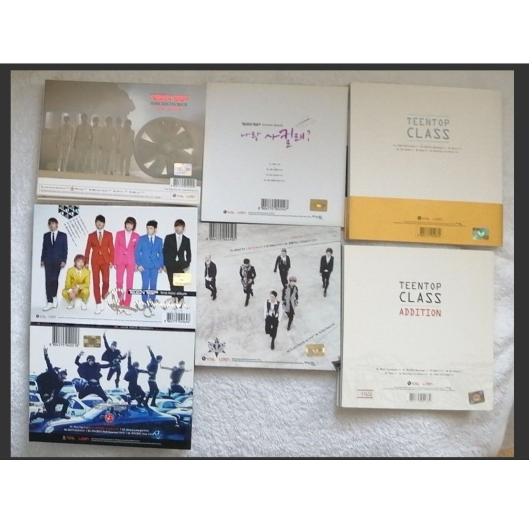 TEENTOP　CD 17枚,DVD 2枚まとめ売り エンタメ/ホビーのCD(K-POP/アジア)の商品写真