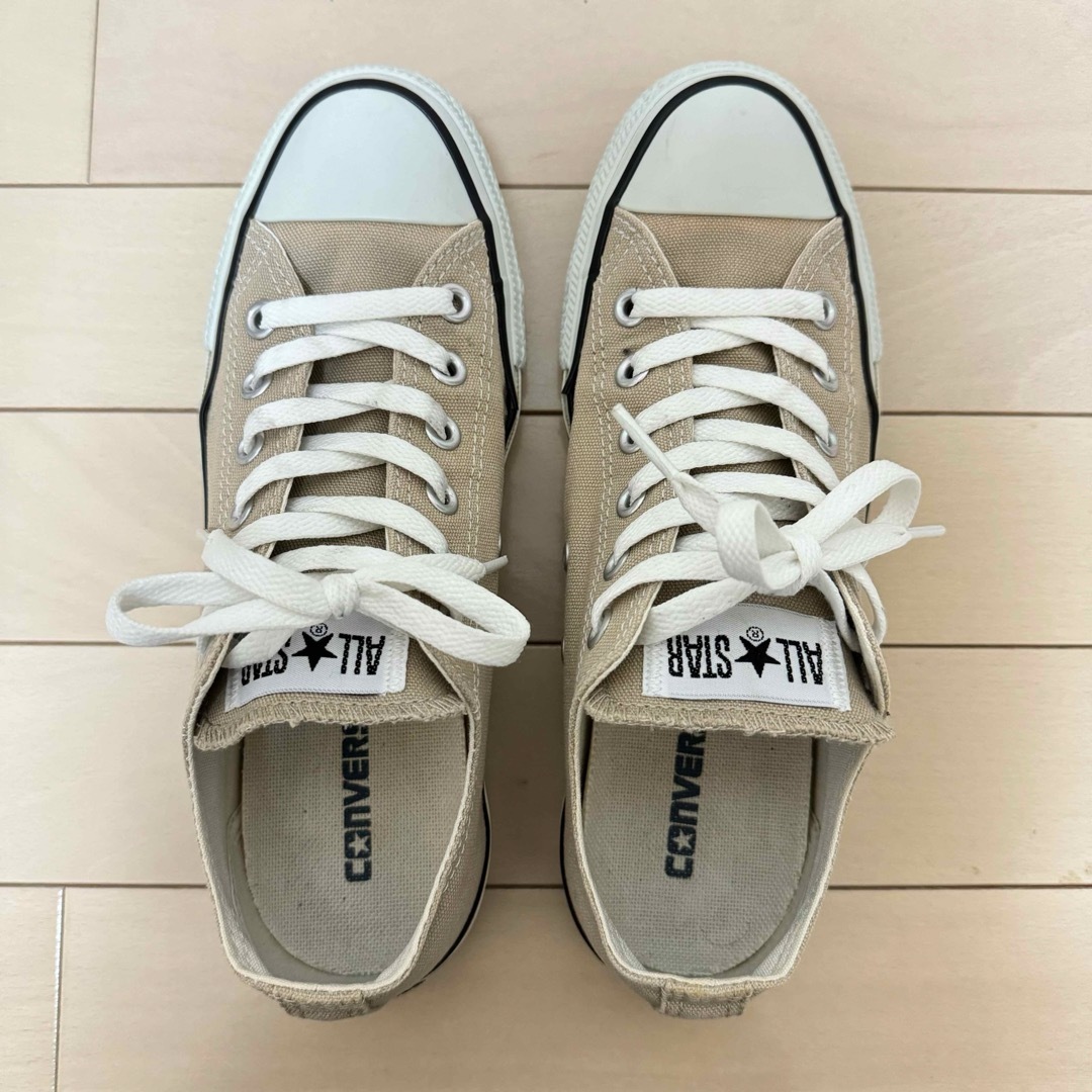 ALL STAR（CONVERSE）(オールスター)のconverse コンバース ローカットスニーカー ベージュ US6.5  レディースの靴/シューズ(スニーカー)の商品写真