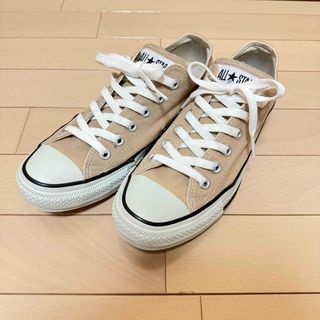 オールスター(ALL STAR（CONVERSE）)のconverse コンバース ローカットスニーカー ベージュ US6.5 (スニーカー)