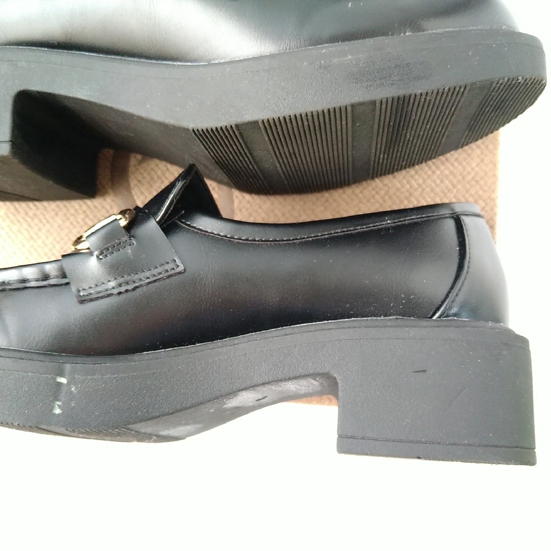 GU(ジーユー)のGU　ボリュームソールビットローファー（ブラック） レディースの靴/シューズ(ローファー/革靴)の商品写真