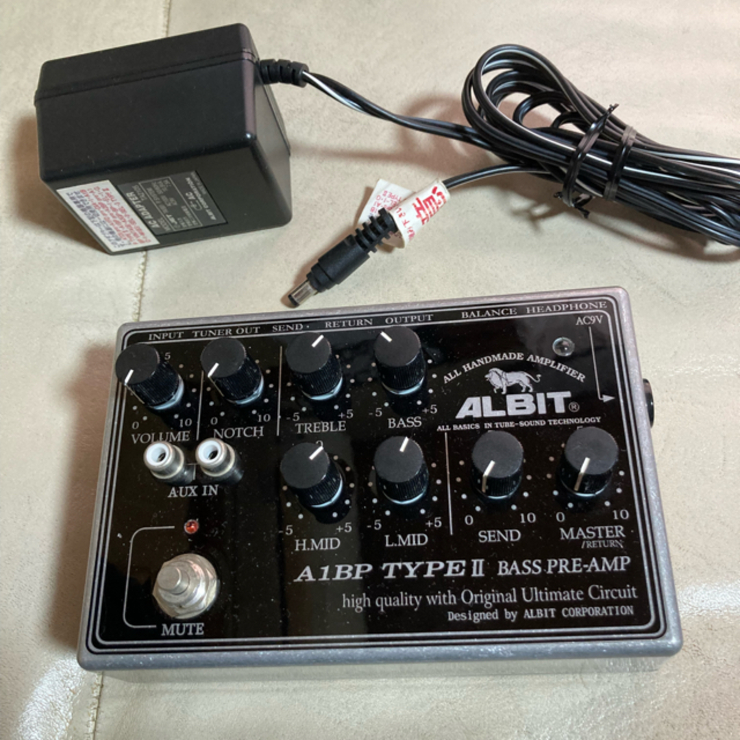 ALBIT A1BP TYPEⅡ BASS PRE-AMP アルビット 楽器のベース(ベースエフェクター)の商品写真