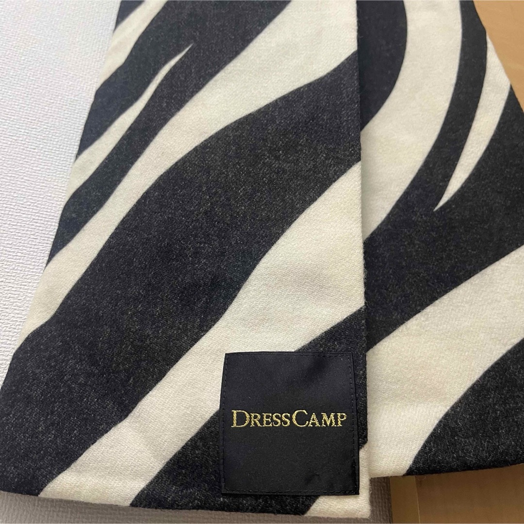 DRESSCAMP(ドレスキャンプ)のドレスキャンプ　ゼブラ柄マフラー レディースのファッション小物(マフラー/ショール)の商品写真