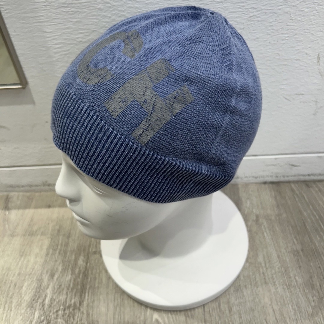 RICHMOND DENIM(リッチモンド)のRICHMOND ビーニー ブルー メンズの帽子(ニット帽/ビーニー)の商品写真