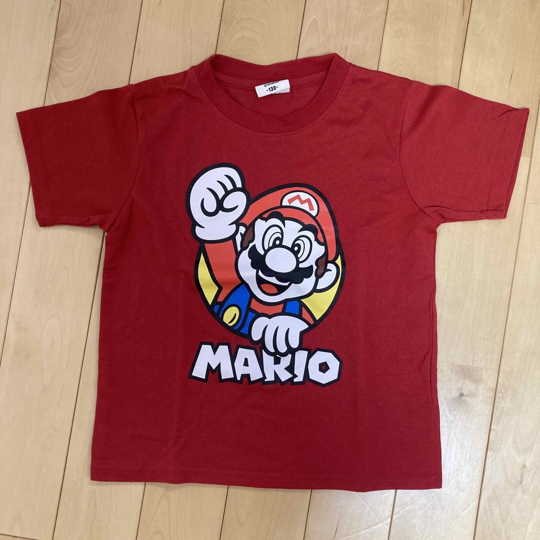 任天堂(ニンテンドウ)のスーパーマリオ　Tシャツ　130 キッズ/ベビー/マタニティのキッズ服男の子用(90cm~)(Tシャツ/カットソー)の商品写真