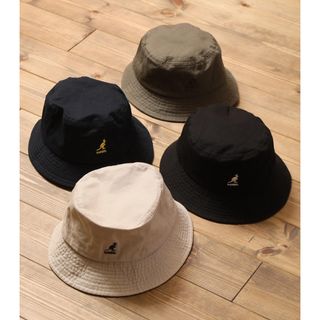 カンゴール(KANGOL)のカンゴール　バケットハット　帽子　白(ハット)