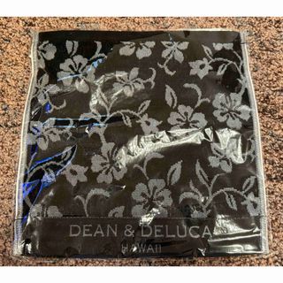 ディーンアンドデルーカ(DEAN & DELUCA)のDEAN＆DELUCA Hawaii ハンカチタオル　黒(ハンカチ)