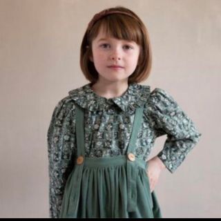 キッズ服(女の子用) 100cm~soor ploom ドットブラウス 5y