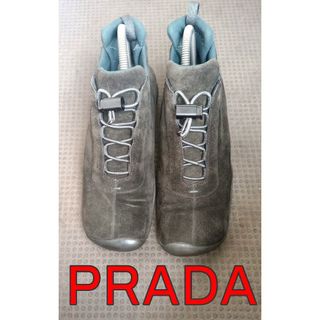 プラダ(PRADA)のPRADA ハイカット スエードスニーカー(スニーカー)